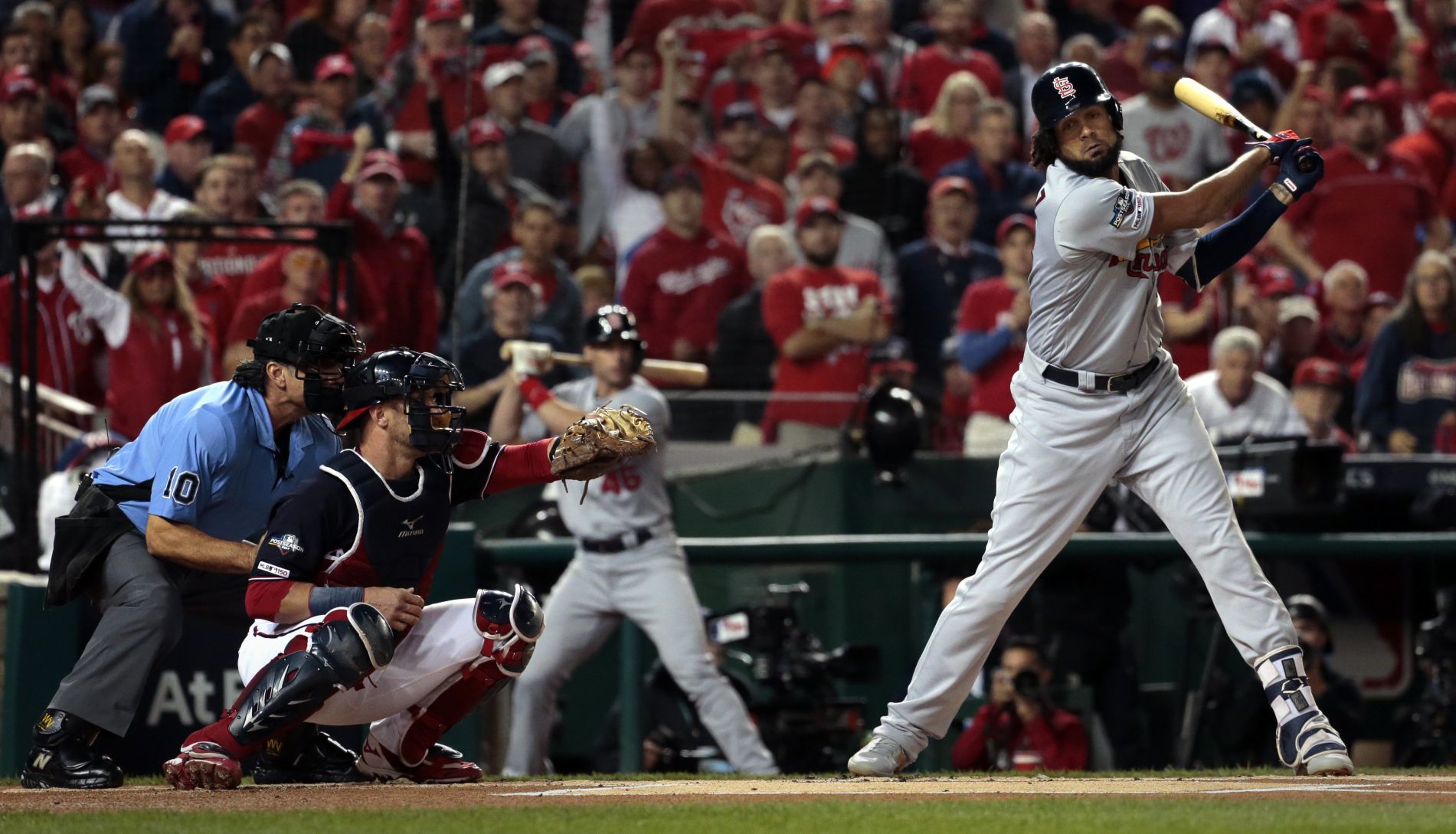 Cardinals on the brink of elimination from the National League Championship Series in Washington